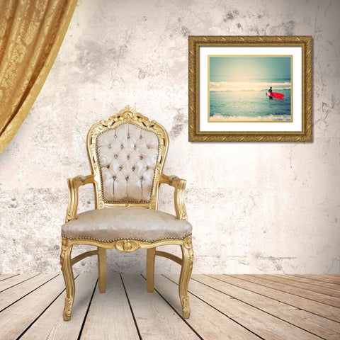 Liquid Courage Gold Ornate Wood Framed Art Print with Double Matting by Soffia, Myan