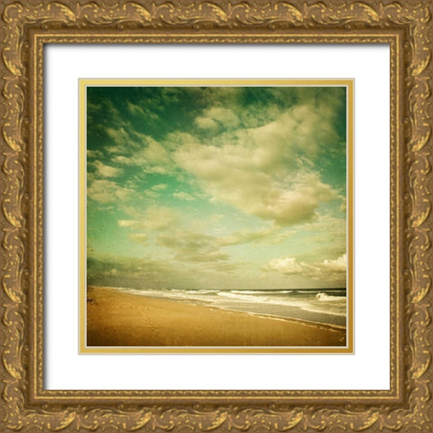 Letting Go of Time Gold Ornate Wood Framed Art Print with Double Matting by Suchocki, Irene