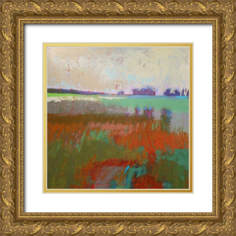 Panorama 2 Gold Ornate Wood Framed Art Print with Double Matting by Schmidt, Jane