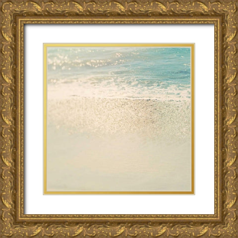 Del Mar Gold Ornate Wood Framed Art Print with Double Matting by Soffia, Myan