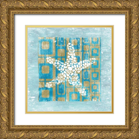 Shell Game 3 Gold Ornate Wood Framed Art Print with Double Matting by Soave, Alicia