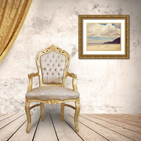 Breathe Easy Gold Ornate Wood Framed Art Print with Double Matting by Suchocki, Irene