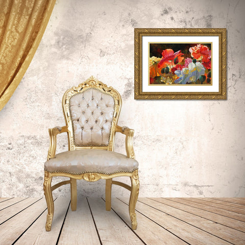 Summer Radiance Gold Ornate Wood Framed Art Print with Double Matting by Styles, Emma
