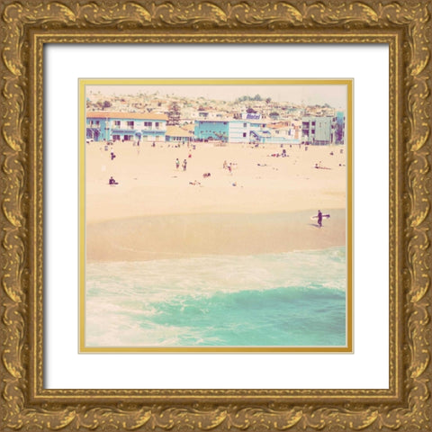 Motel Gold Ornate Wood Framed Art Print with Double Matting by Soffia, Myan