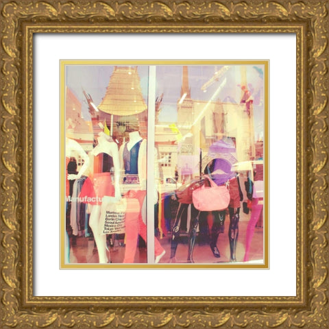 Fashionista Gold Ornate Wood Framed Art Print with Double Matting by Soffia, Myan