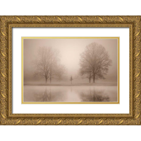 The Family Gold Ornate Wood Framed Art Print with Double Matting by Svibilsky, Igor