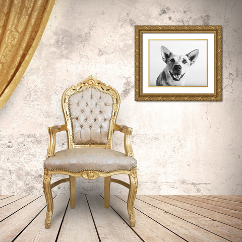 Irma Gold Ornate Wood Framed Art Print with Double Matting by Sabo, Susan