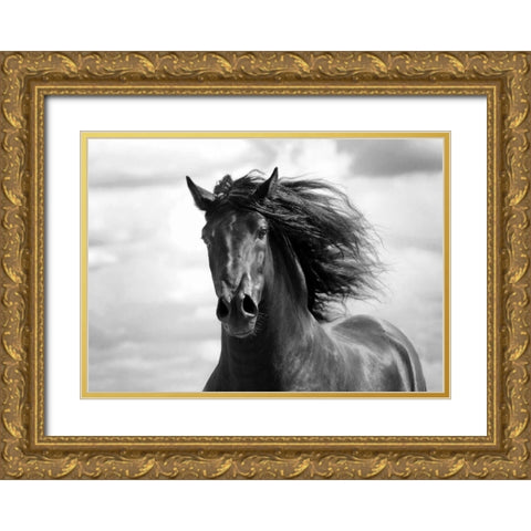 Breath of Life Gold Ornate Wood Framed Art Print with Double Matting by Stromberg, Tony