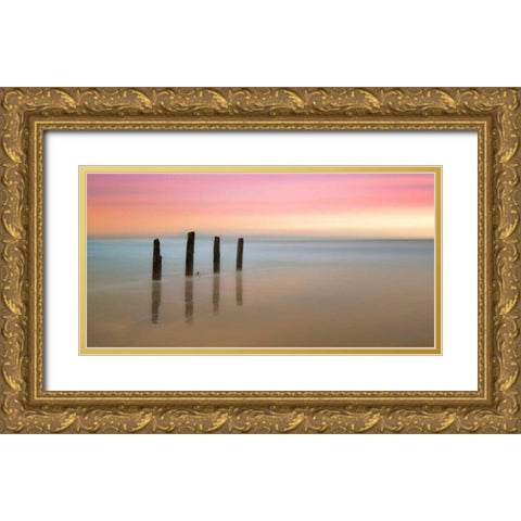 Awakenings Gold Ornate Wood Framed Art Print with Double Matting by Sie, Lee