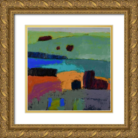 From What I Saw Gold Ornate Wood Framed Art Print with Double Matting by Schmidt, Jane