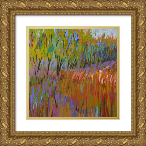 Pastoral XVII Gold Ornate Wood Framed Art Print with Double Matting by Schmidt, Jane