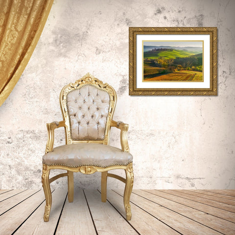 Light Invasion Gold Ornate Wood Framed Art Print with Double Matting by Schneidersmann, Anne