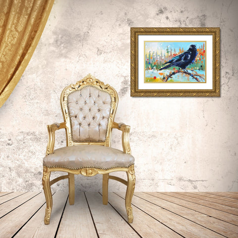 A Thousand Times Gold Ornate Wood Framed Art Print with Double Matting by Swanson, Adam