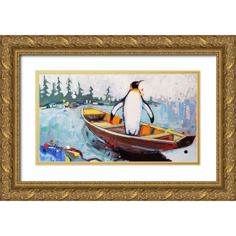 Styx Gold Ornate Wood Framed Art Print with Double Matting by Swanson, Adam