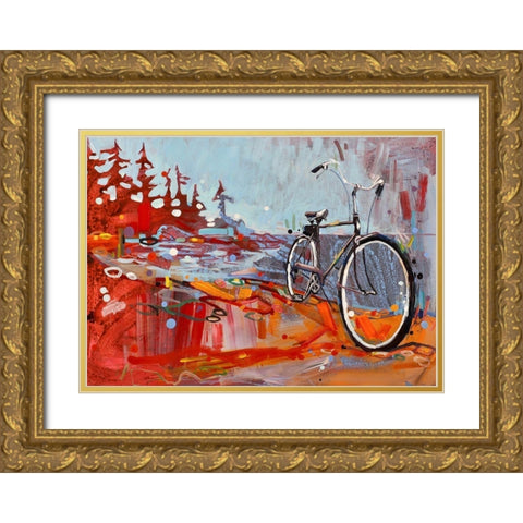 When I Die, Set Me Free Gold Ornate Wood Framed Art Print with Double Matting by Swanson, Adam