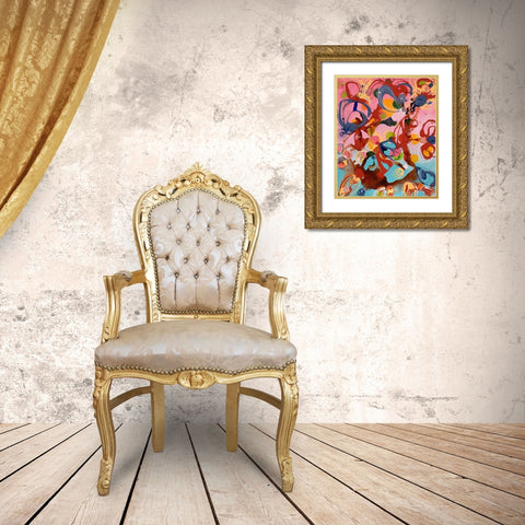My Kind of Luck Gold Ornate Wood Framed Art Print with Double Matting by Siegmann, Sofie
