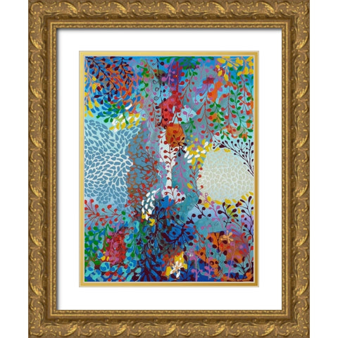 Vreniaâ‚¬â„¢s Stories Gold Ornate Wood Framed Art Print with Double Matting by Siegmann, Sofie