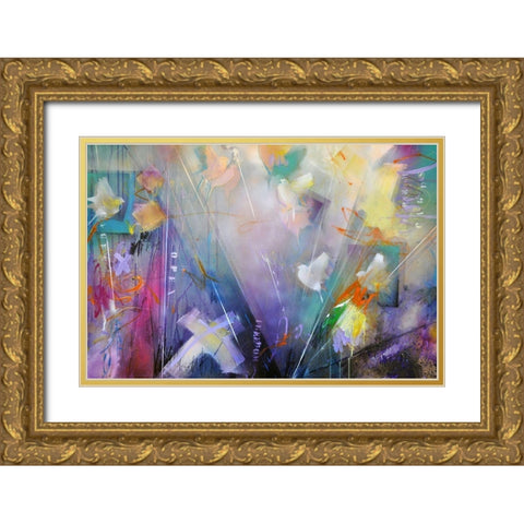 Open Cages No. 12 Gold Ornate Wood Framed Art Print with Double Matting by Schubert, Bea Garding