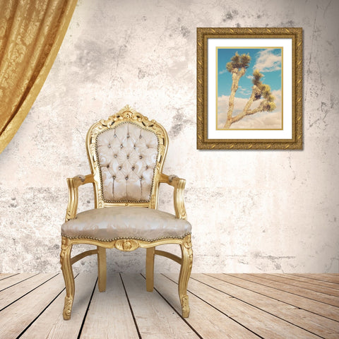 Untitled No. 2 Gold Ornate Wood Framed Art Print with Double Matting by Soffia, Myan