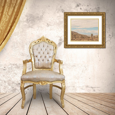 Untitled No. 10 Gold Ornate Wood Framed Art Print with Double Matting by Soffia, Myan