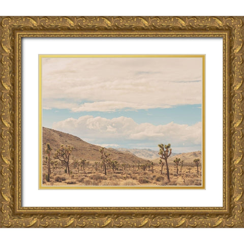 Untitled No. 10 Gold Ornate Wood Framed Art Print with Double Matting by Soffia, Myan