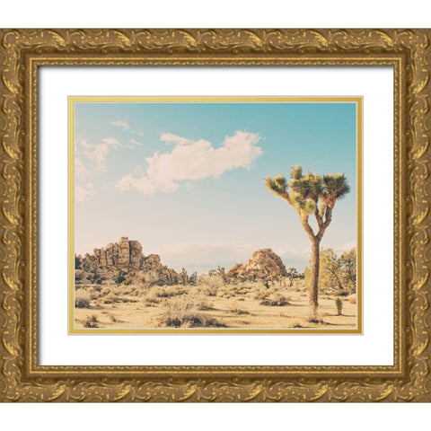 Winter in the Desert No. 3 Gold Ornate Wood Framed Art Print with Double Matting by Soffia, Myan