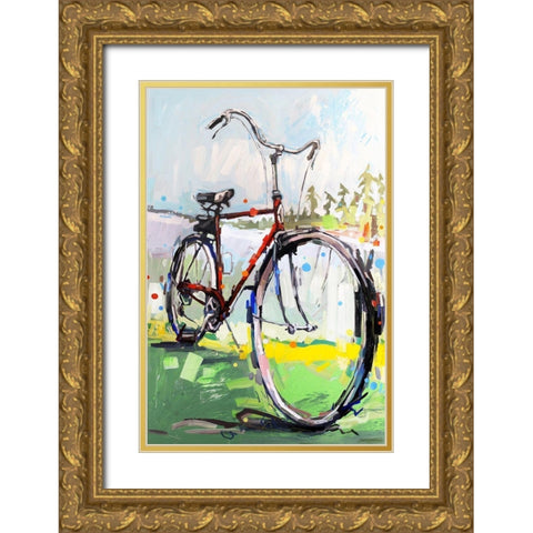 Get My Feet Up Gold Ornate Wood Framed Art Print with Double Matting by Swanson, Adam