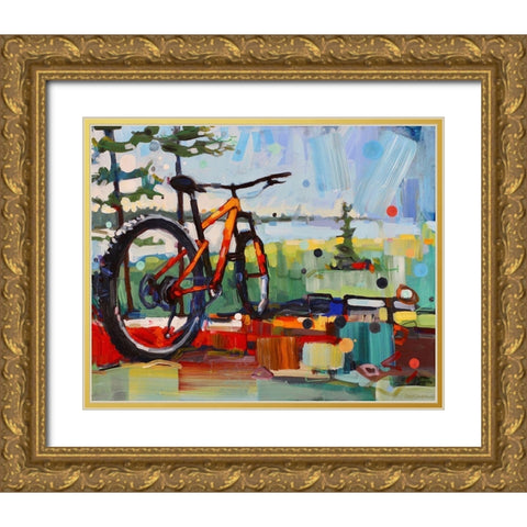 Wilder Gold Ornate Wood Framed Art Print with Double Matting by Swanson, Adam