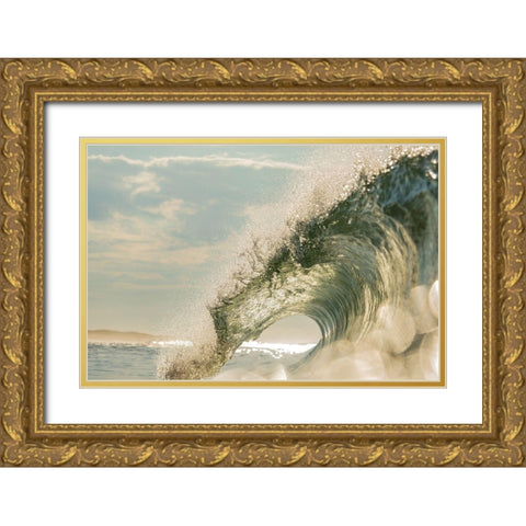 Glitz Gold Ornate Wood Framed Art Print with Double Matting by Sieczkiewicz, David A.