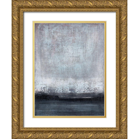 Dark Earth No. 2 Gold Ornate Wood Framed Art Print with Double Matting by Smach, Radek