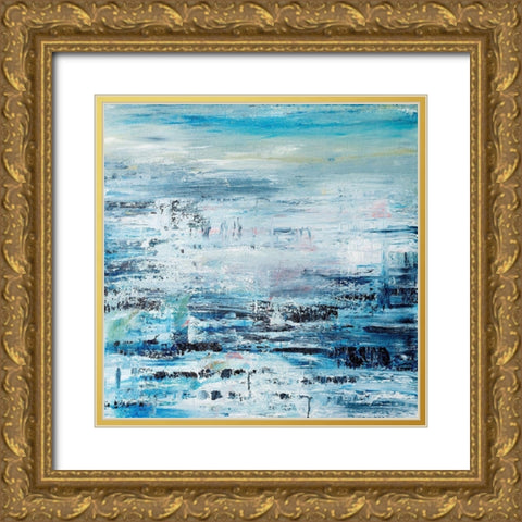 Oceanside No. 1 Gold Ornate Wood Framed Art Print with Double Matting by Smach, Radek