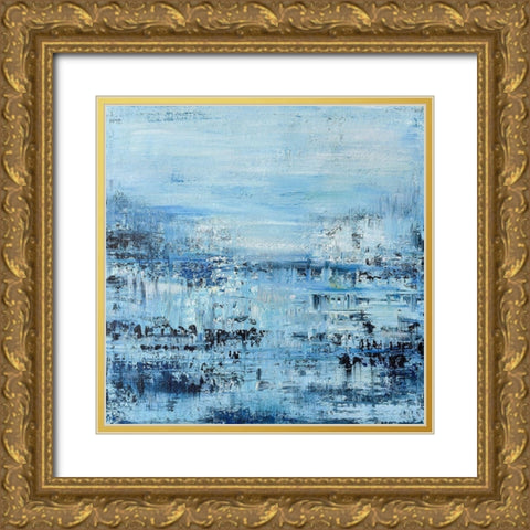 Oceanside No. 2 Gold Ornate Wood Framed Art Print with Double Matting by Smach, Radek