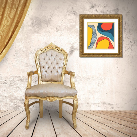 Wood Gold Ornate Wood Framed Art Print with Double Matting by Sierer, Trish