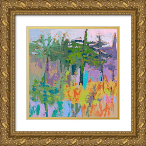 Jungle Boogey Gold Ornate Wood Framed Art Print with Double Matting by Schmidt, Jane