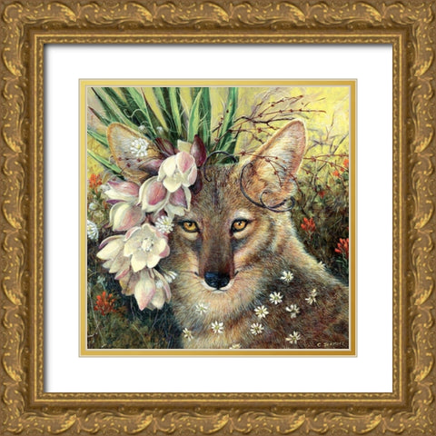 Death Valley Beauty Gold Ornate Wood Framed Art Print with Double Matting by Schmitz, Carolyn