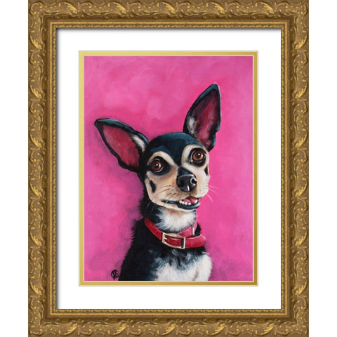 Bubba Gold Ornate Wood Framed Art Print with Double Matting by Stewart, Lucia