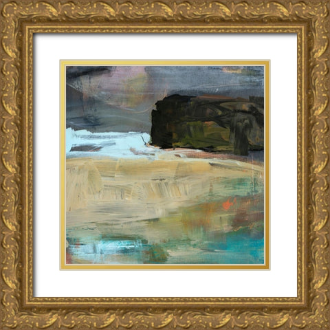 Looking Out Gold Ornate Wood Framed Art Print with Double Matting by Schuerbeke, Deanna