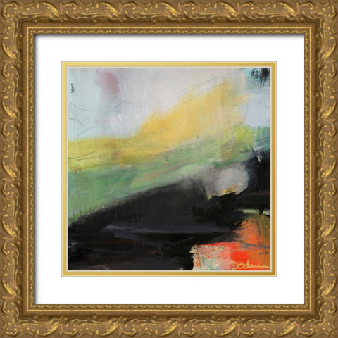 Misty Morning Gold Ornate Wood Framed Art Print with Double Matting by Schuerbeke, Deanna