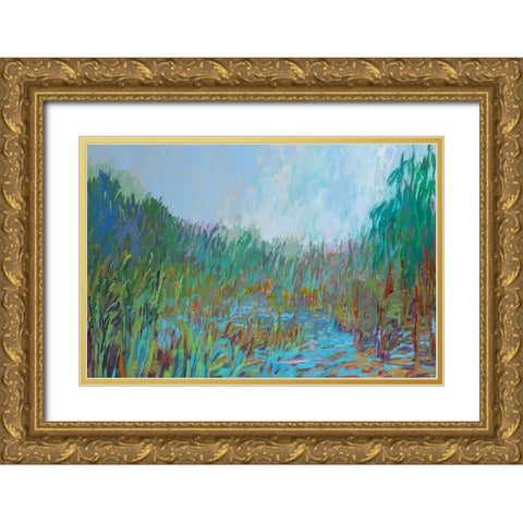 The Way Back Gold Ornate Wood Framed Art Print with Double Matting by Schmidt, Jane