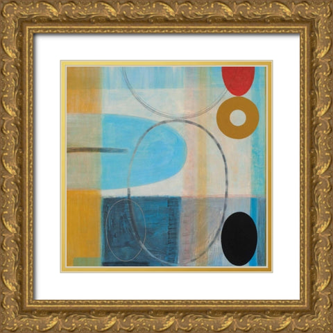 Carnival Gold Ornate Wood Framed Art Print with Double Matting by Titchenal, Randy