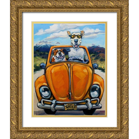 Got Skills Will Travel Gold Ornate Wood Framed Art Print with Double Matting by Townsend, Connie R.