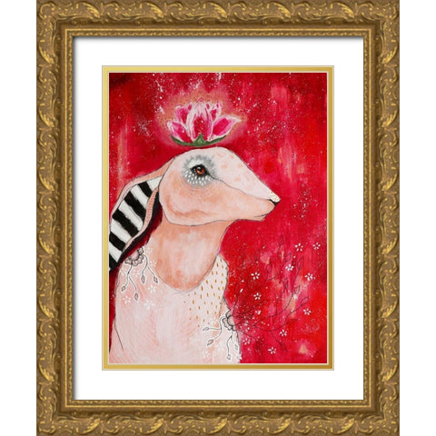 Deep Inside Gold Ornate Wood Framed Art Print with Double Matting by The Secret Hermit