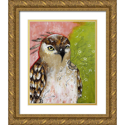 I Am Changed Gold Ornate Wood Framed Art Print with Double Matting by The Secret Hermit