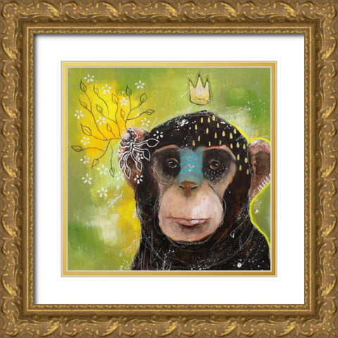 Let the Confusion Go Gold Ornate Wood Framed Art Print with Double Matting by The Secret Hermit