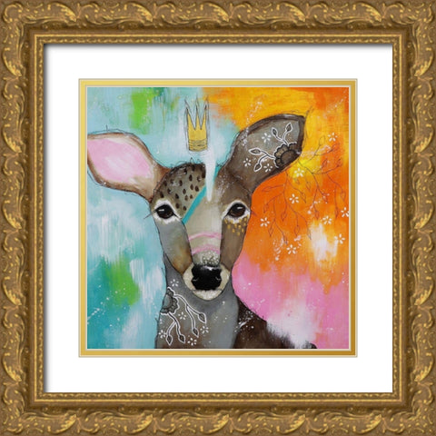 Lost in a Dream Gold Ornate Wood Framed Art Print with Double Matting by The Secret Hermit