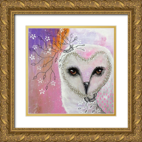 Of Pine and Poetry Gold Ornate Wood Framed Art Print with Double Matting by The Secret Hermit