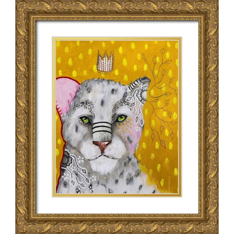 Shine Brightly Gold Ornate Wood Framed Art Print with Double Matting by The Secret Hermit