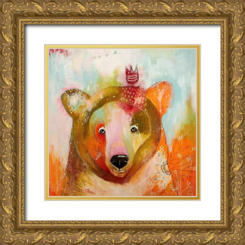 The Journey of Becoming Gold Ornate Wood Framed Art Print with Double Matting by The Secret Hermit