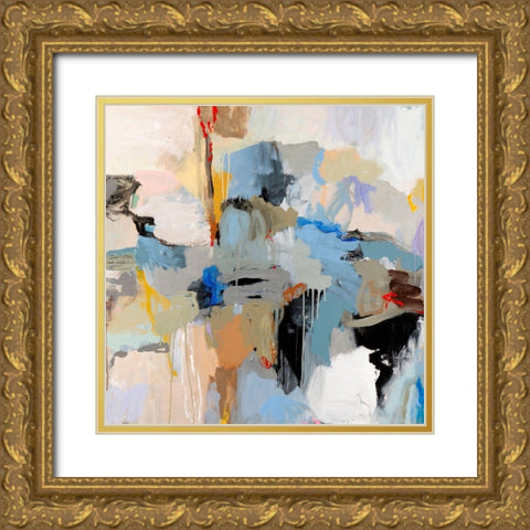 Santa Fe Gold Ornate Wood Framed Art Print with Double Matting by Tover, Jeffrey