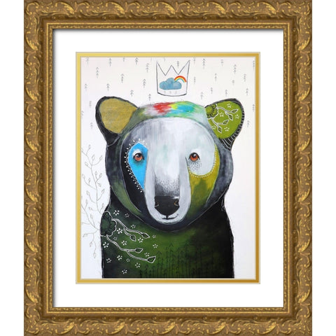 Steady Growth Gold Ornate Wood Framed Art Print with Double Matting by The Secret Hermit